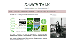 Desktop Screenshot of dancetalk.nl